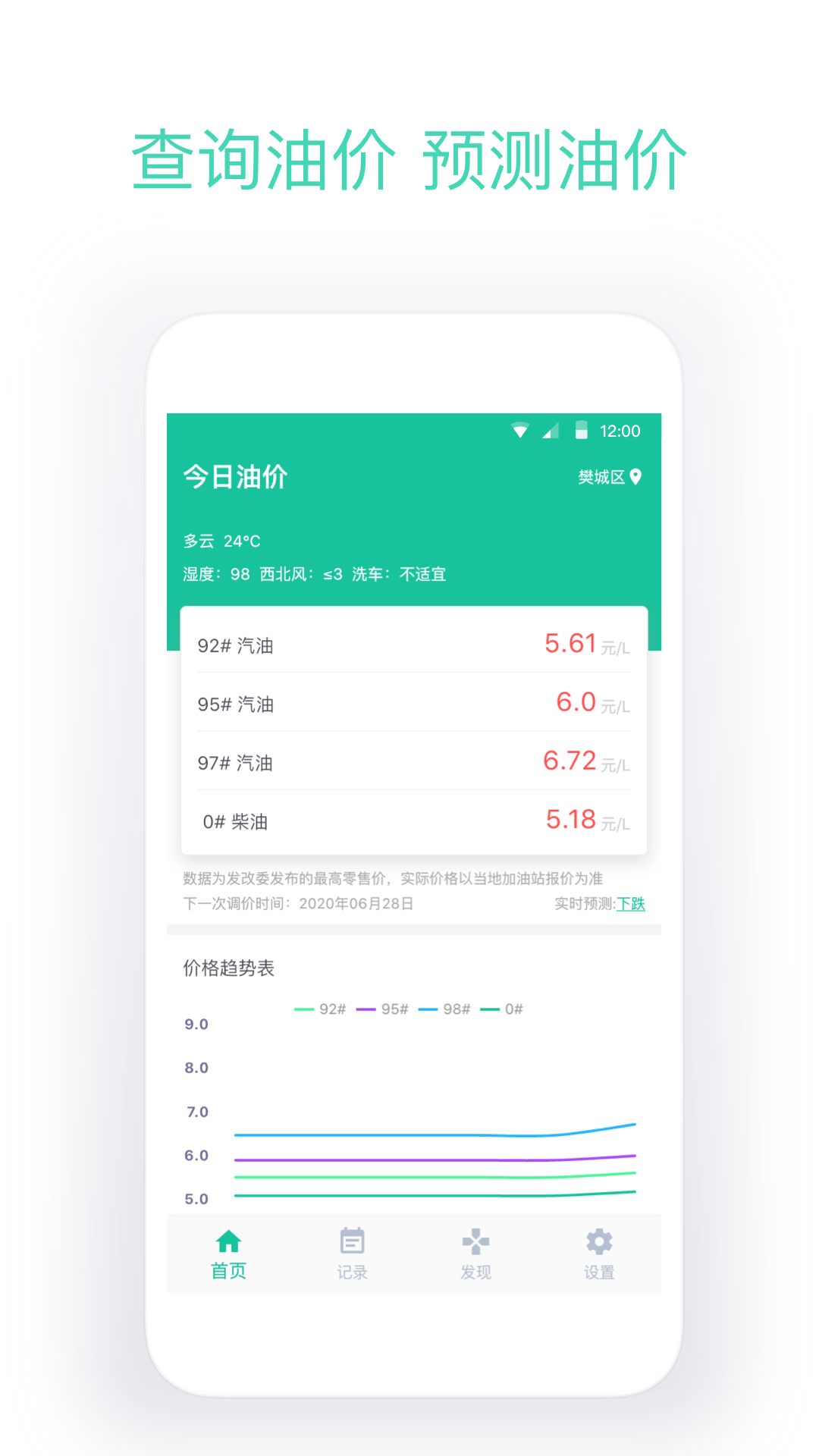 实时优惠油价查询APP，掌握油价动态，智慧出行必备工具